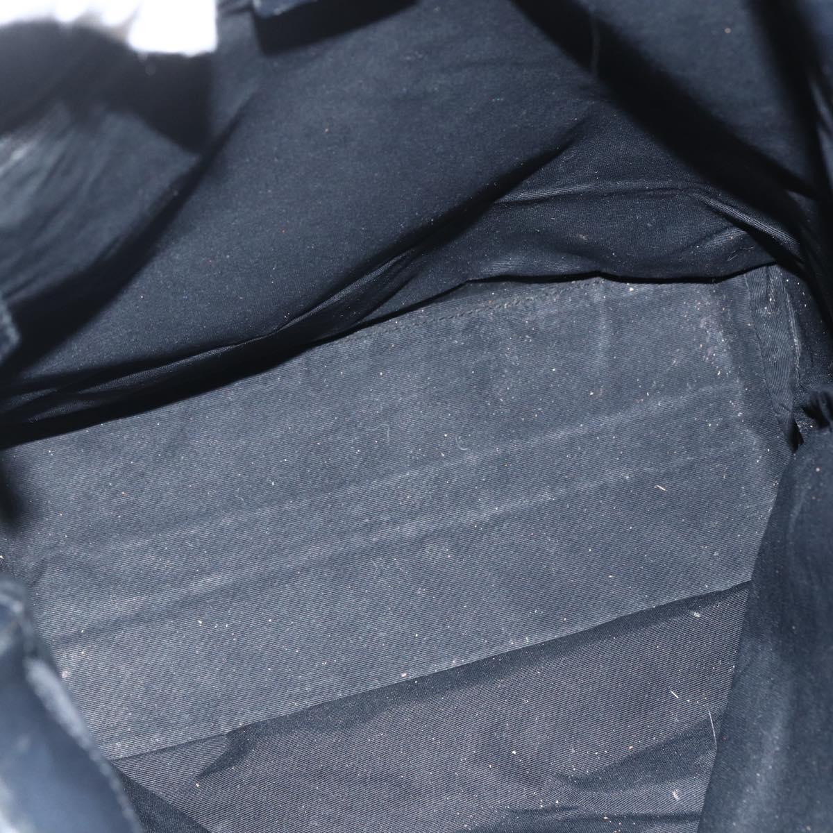 GUCCI GG Canvas Tote Bag Black Silver 31243 Auth 151751