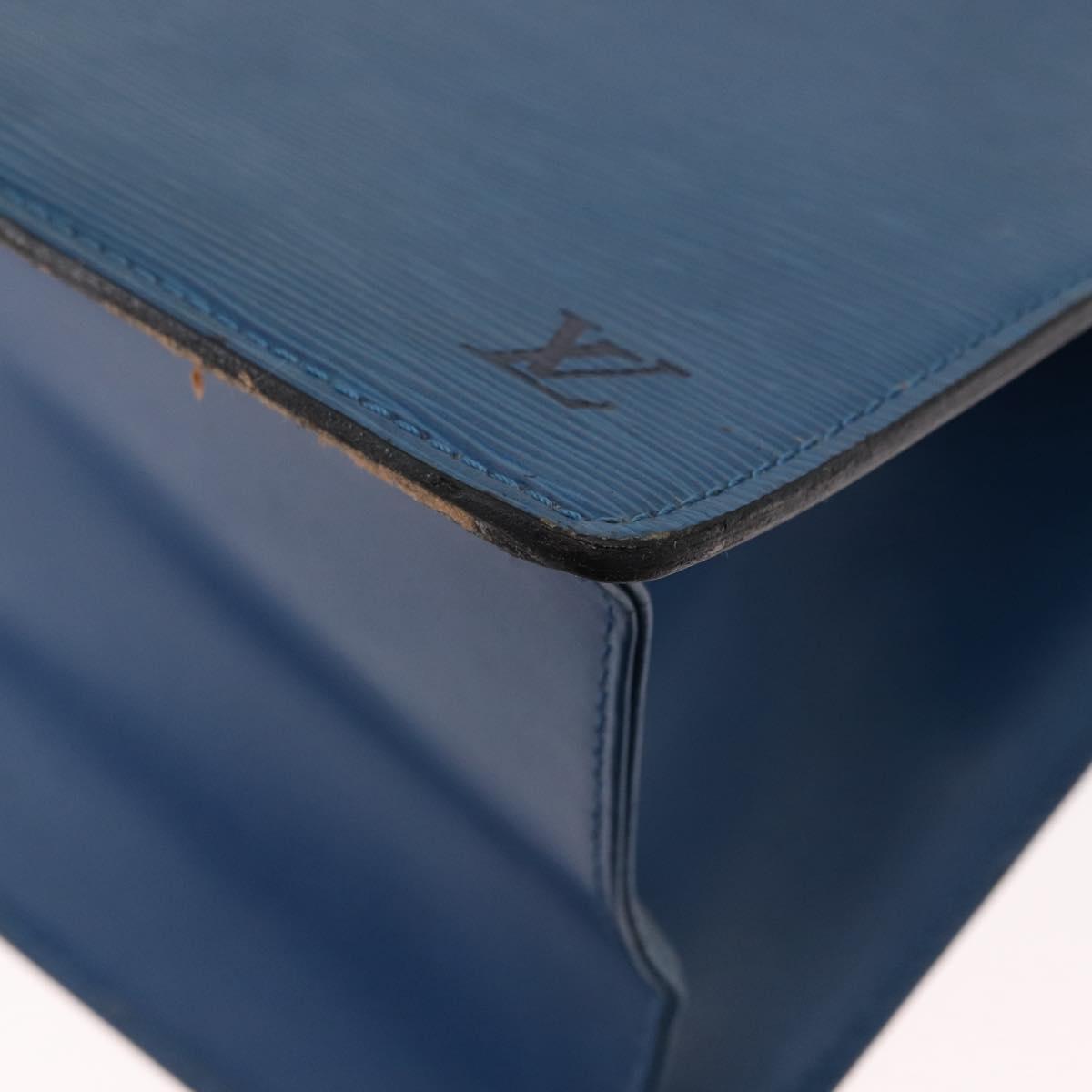 LOUIS VUITTON Epi Riviera Hand Bag Blue M48185 LV Auth 151756