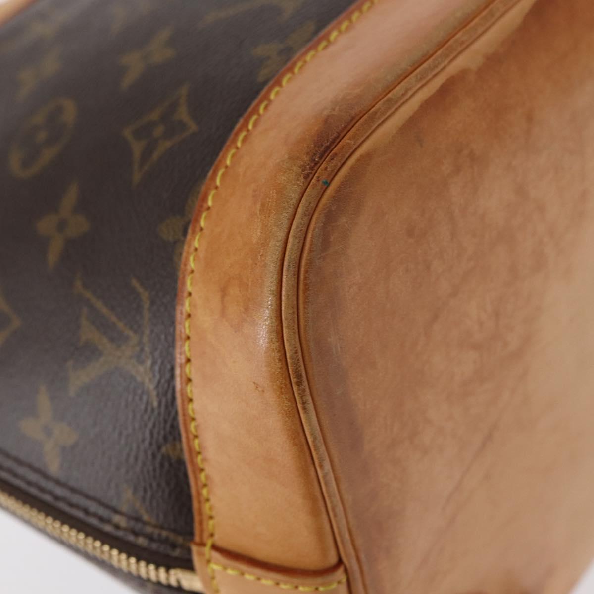 LOUIS VUITTON Monogram Alma Hand Bag M51130 LV Auth 151758