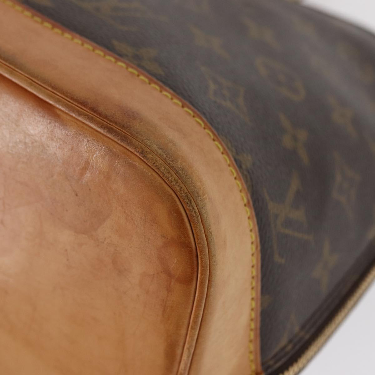 LOUIS VUITTON Monogram Alma Hand Bag M51130 LV Auth 151758