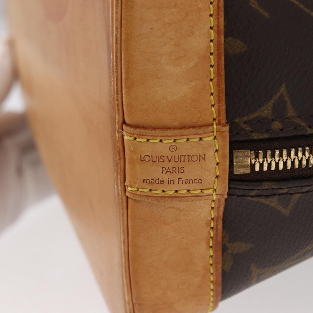 LOUIS VUITTON Monogram Alma Hand Bag M51130 LV Auth 151758