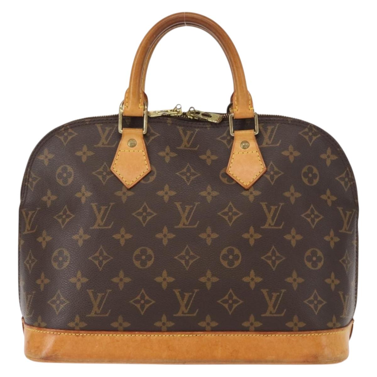 LOUIS VUITTON Monogram Alma Hand Bag M51130 LV Auth 151758