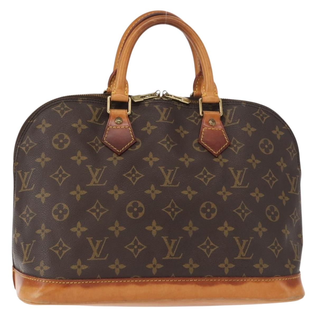 LOUIS VUITTON Monogram Alma Hand Bag M51130 LV Auth 151763