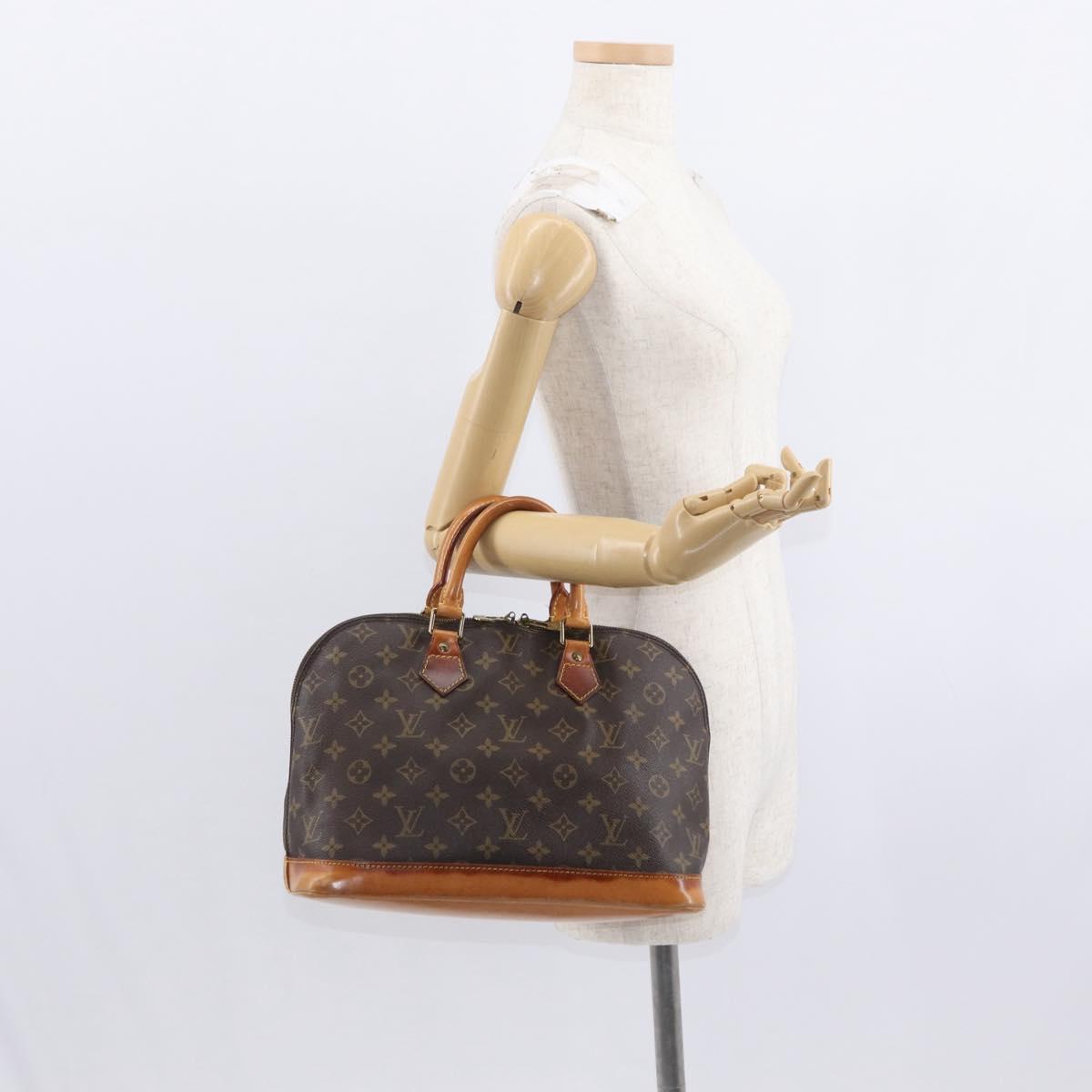 LOUIS VUITTON Monogram Alma Hand Bag M51130 LV Auth 151763