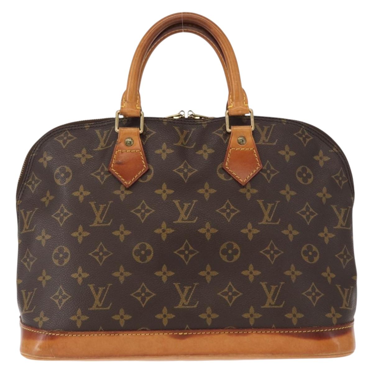 LOUIS VUITTON Monogram Alma Hand Bag M51130 LV Auth 151763