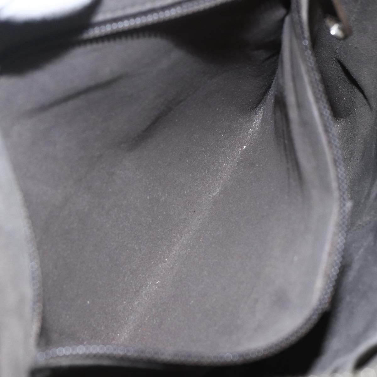 GUCCI GG Supreme Shoulder Bag PVC Leather Beige Silver 406410 Auth 151765