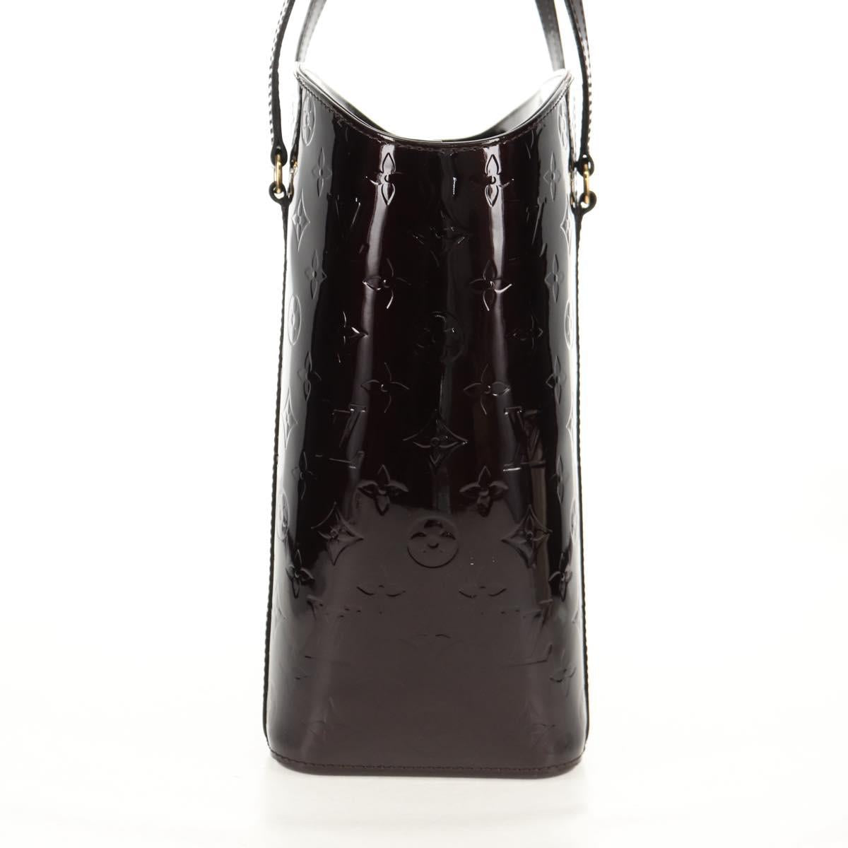 LOUIS VUITTON Vernis Avalon GM Hand Bag Rouge Favist M91566 LV Auth 151769AV