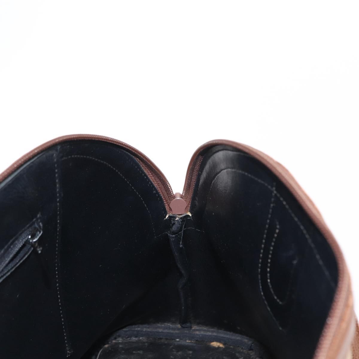 Burberrys Nova Check Hand Bag Canvas 2way Beige Auth 151772