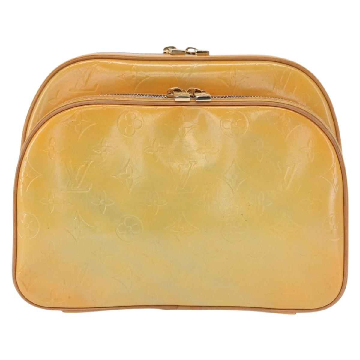 LOUIS VUITTON Monogram Vernis Marley Backpack Gris M91038 LV Auth 151778