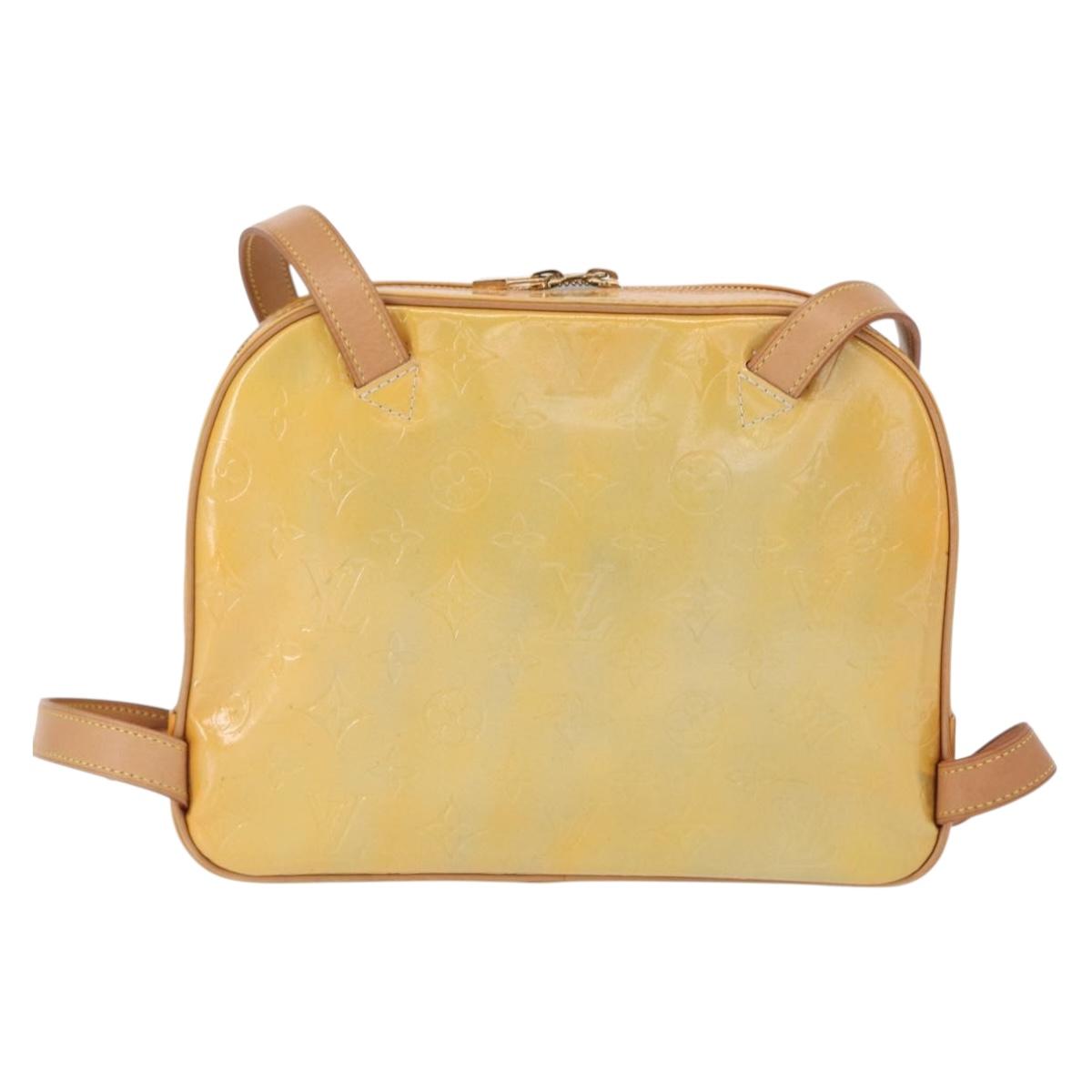 LOUIS VUITTON Monogram Vernis Marley Backpack Gris M91038 LV Auth 151778