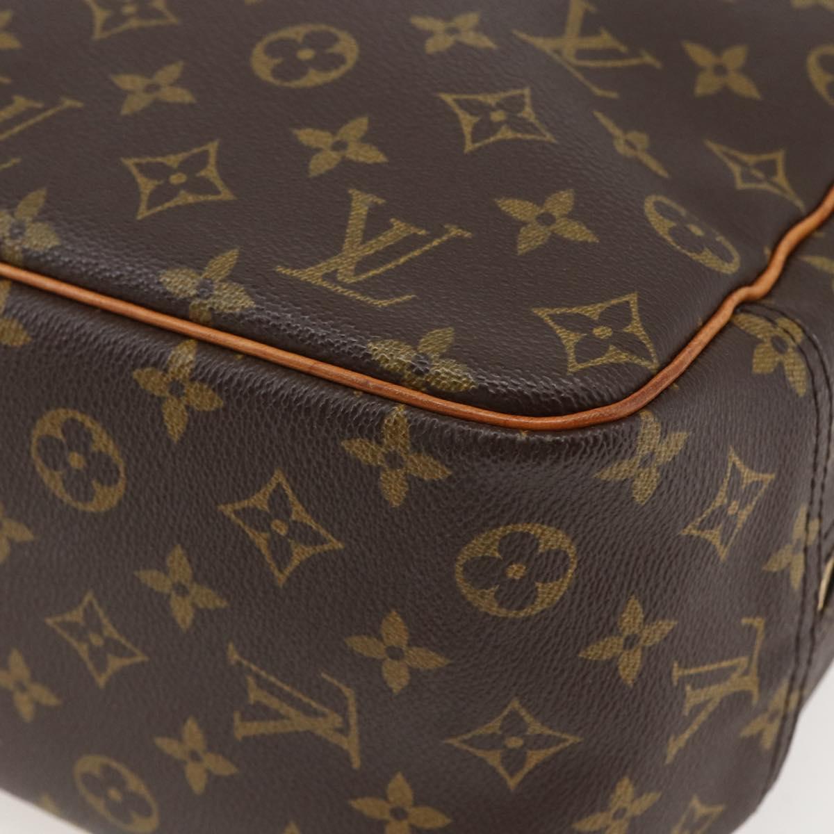 LOUIS VUITTON Monogram Deauville Hand Bag M47270 LV Auth 151781