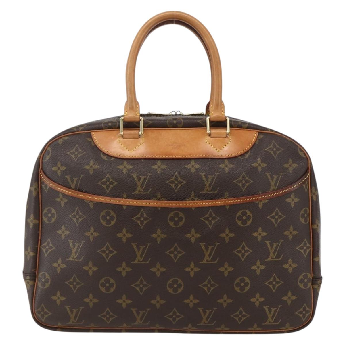 LOUIS VUITTON Monogram Deauville Hand Bag M47270 LV Auth 151781