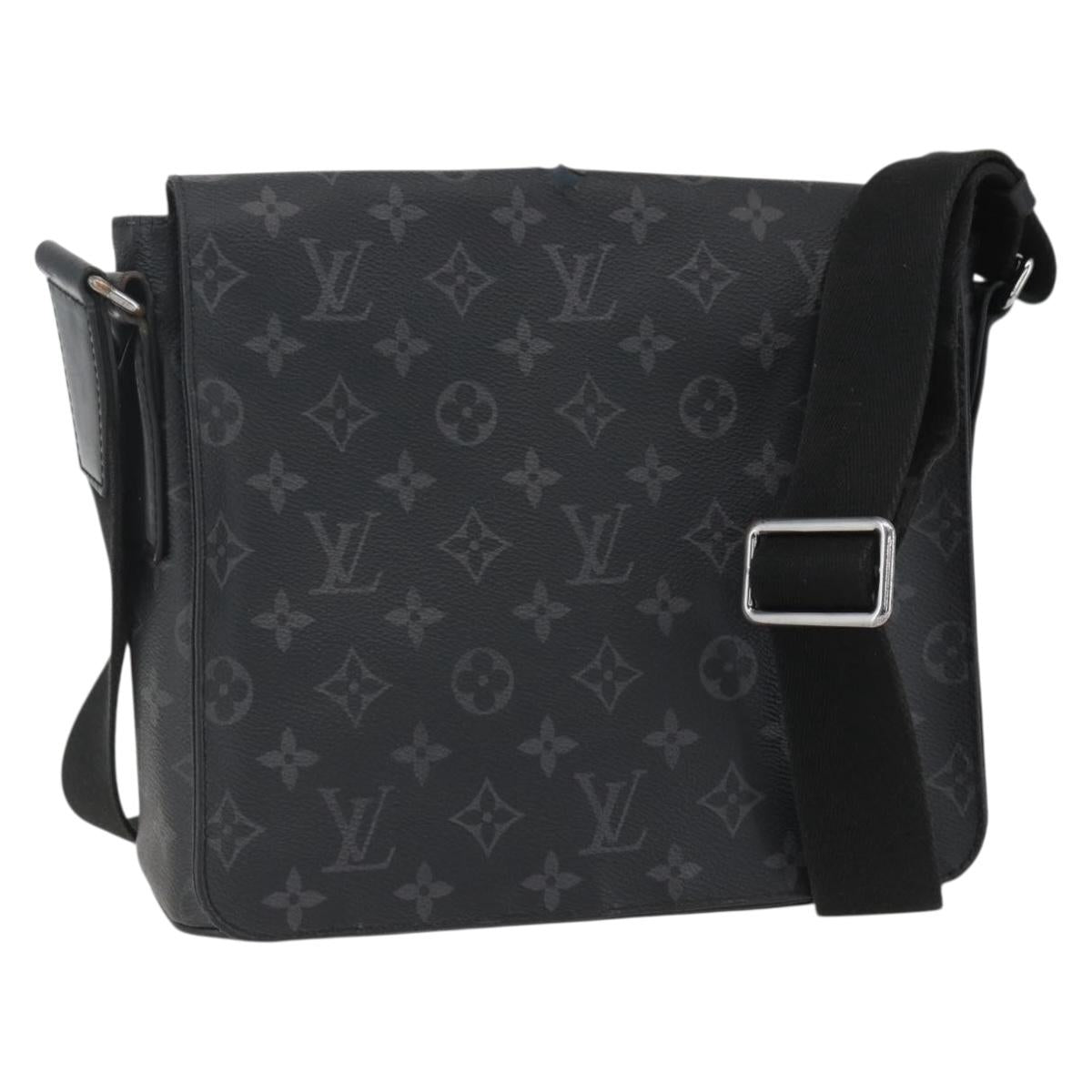 LOUIS VUITTON Monogram Eclipse District PM Shoulder Bag M45272 LV Auth 151784