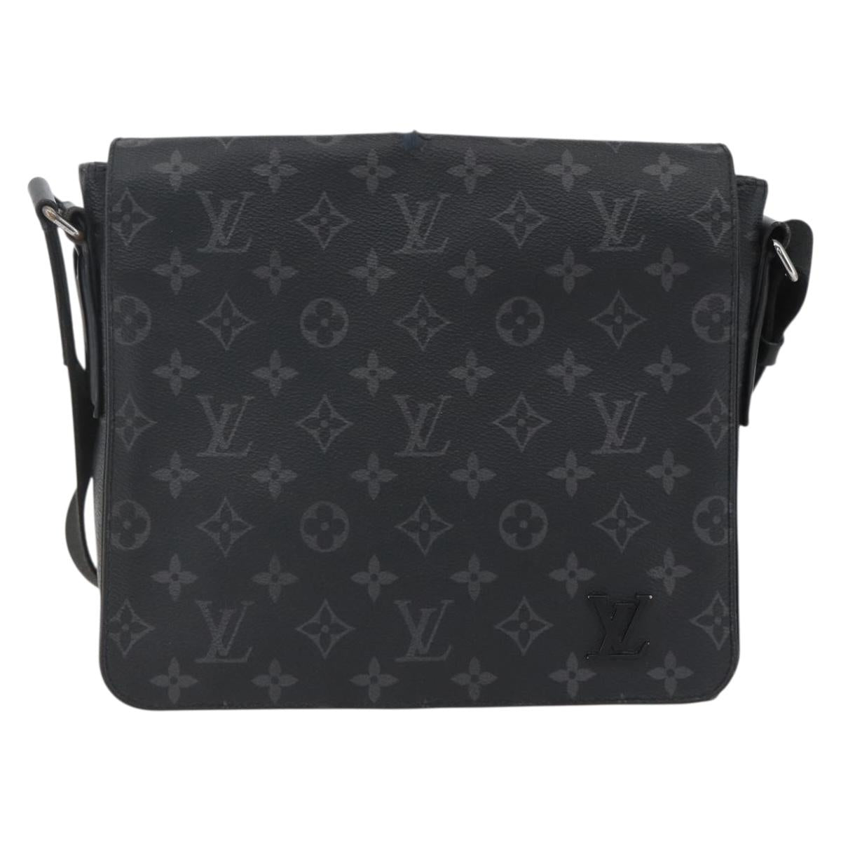LOUIS VUITTON Monogram Eclipse District PM Shoulder Bag M45272 LV Auth 151784