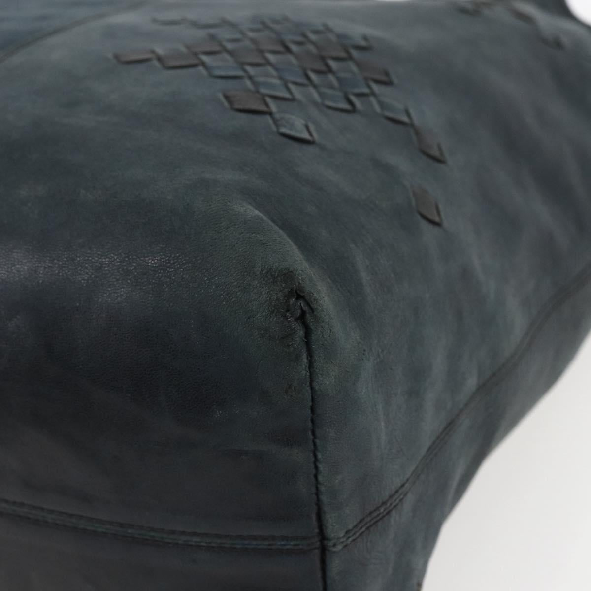 BOTTEGA VENETA INTRECCIATO Hand Bag Leather Black 131673 Auth 151791