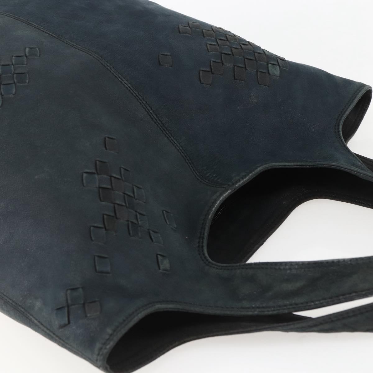 BOTTEGA VENETA INTRECCIATO Hand Bag Leather Black 131673 Auth 151791