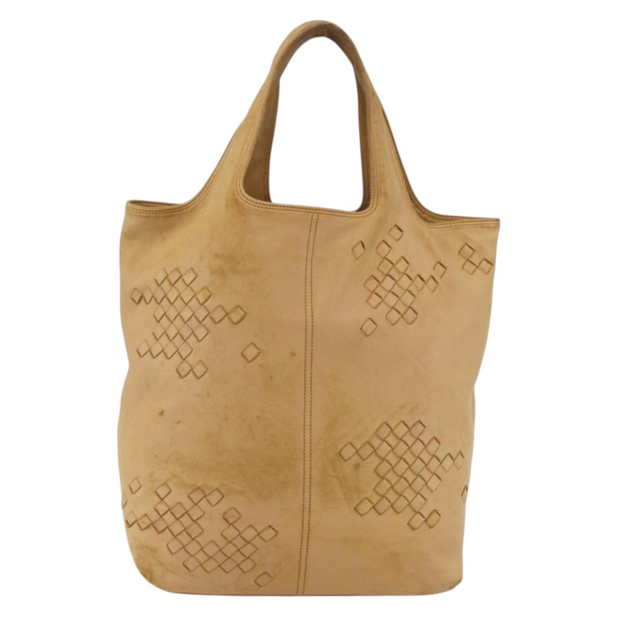 BOTTEGA VENETA INTRECCIATO Hand Bag Leather Outlet Brown 131673 Auth 151792