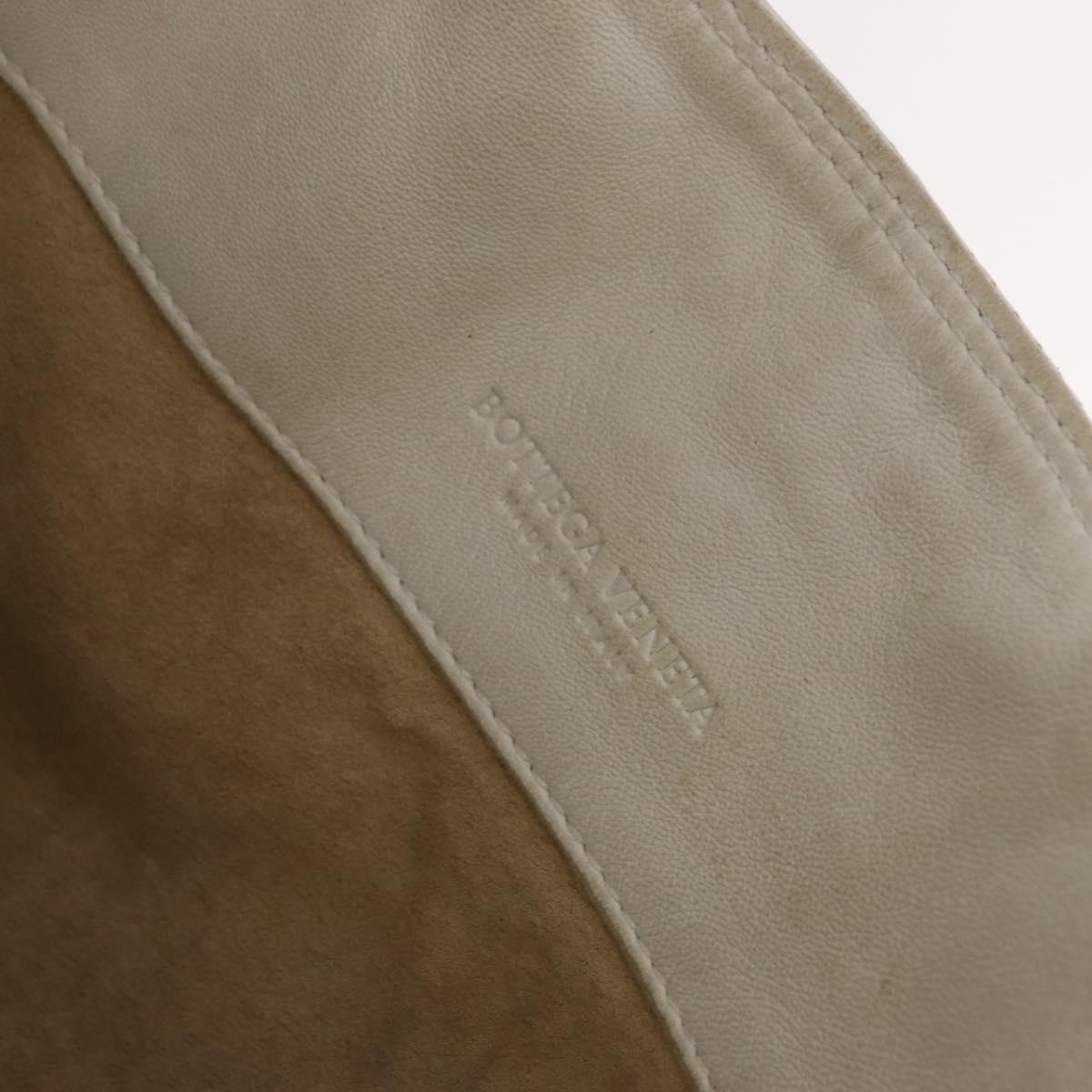 BOTTEGA VENETA INTRECCIATO Hand Bag Leather White 131673 Auth 151803