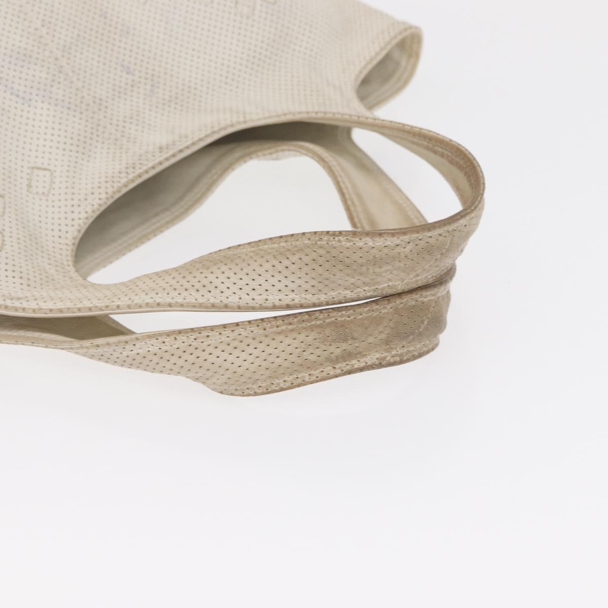 BOTTEGA VENETA INTRECCIATO Hand Bag Leather White 131673 Auth 151803