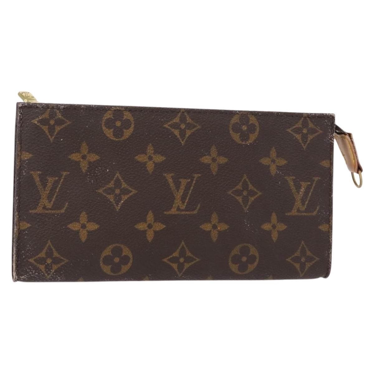 LOUIS VUITTON Monogram Bucket GM Accessory Pouch LV Auth 151827