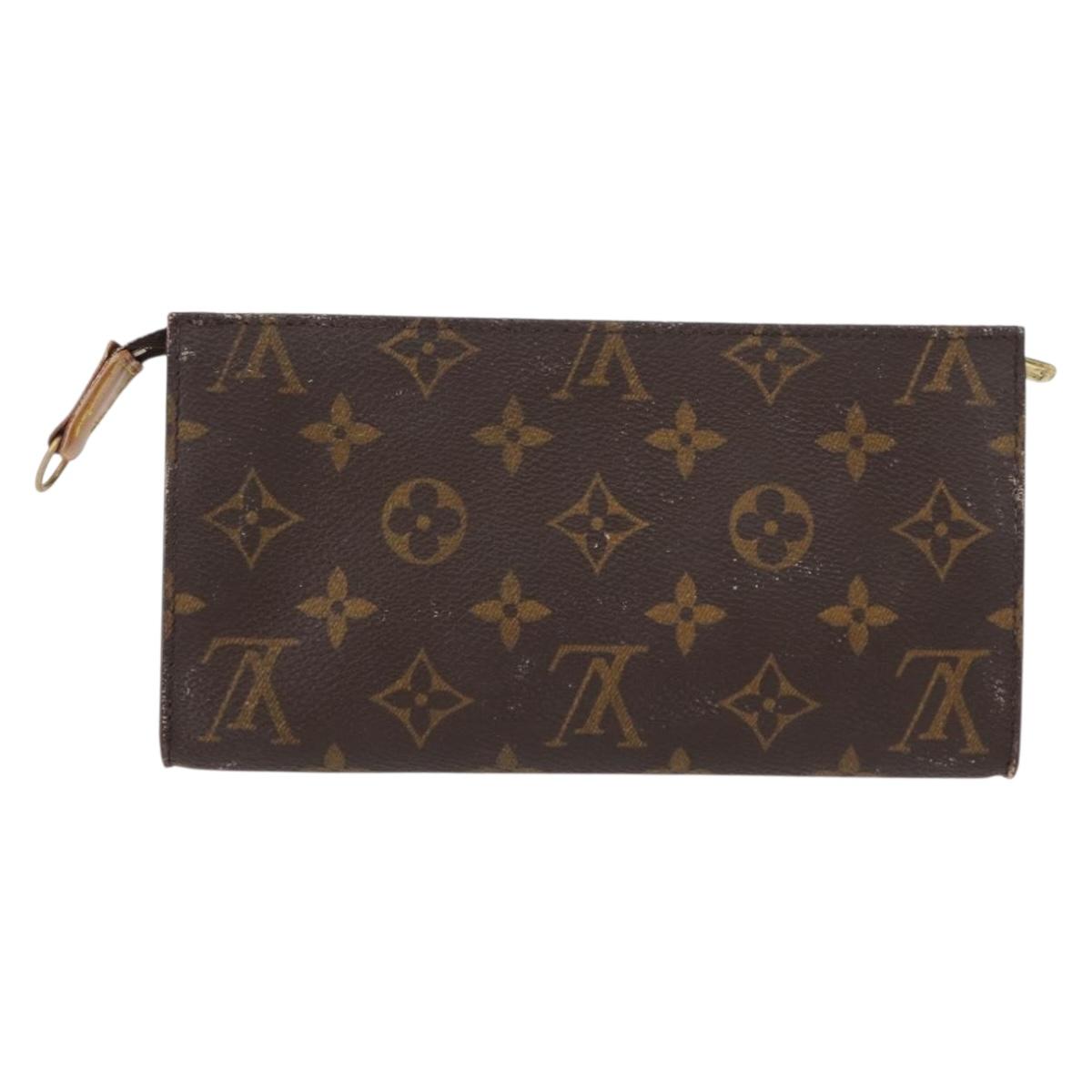 LOUIS VUITTON Monogram Bucket GM Accessory Pouch LV Auth 151827