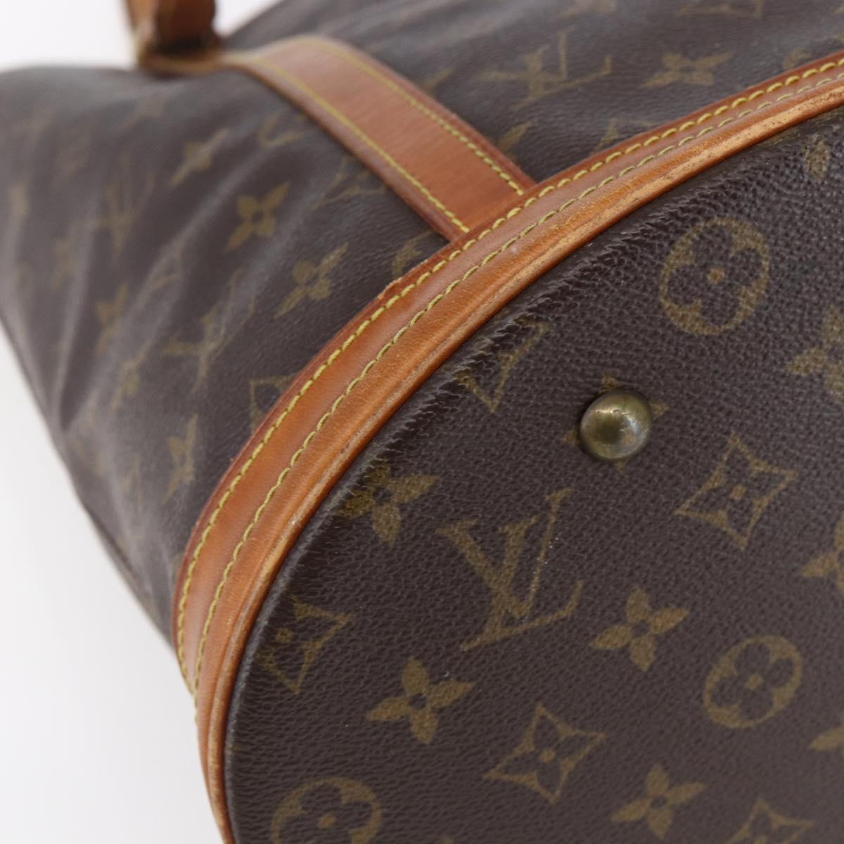 LOUIS VUITTON Monogram Bucket GM Shoulder Bag M42236 LV Auth 151829