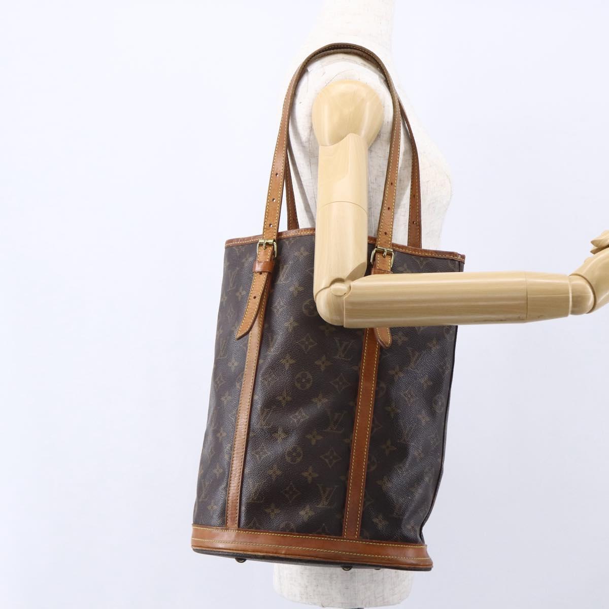 LOUIS VUITTON Monogram Bucket GM Shoulder Bag M42236 LV Auth 151829