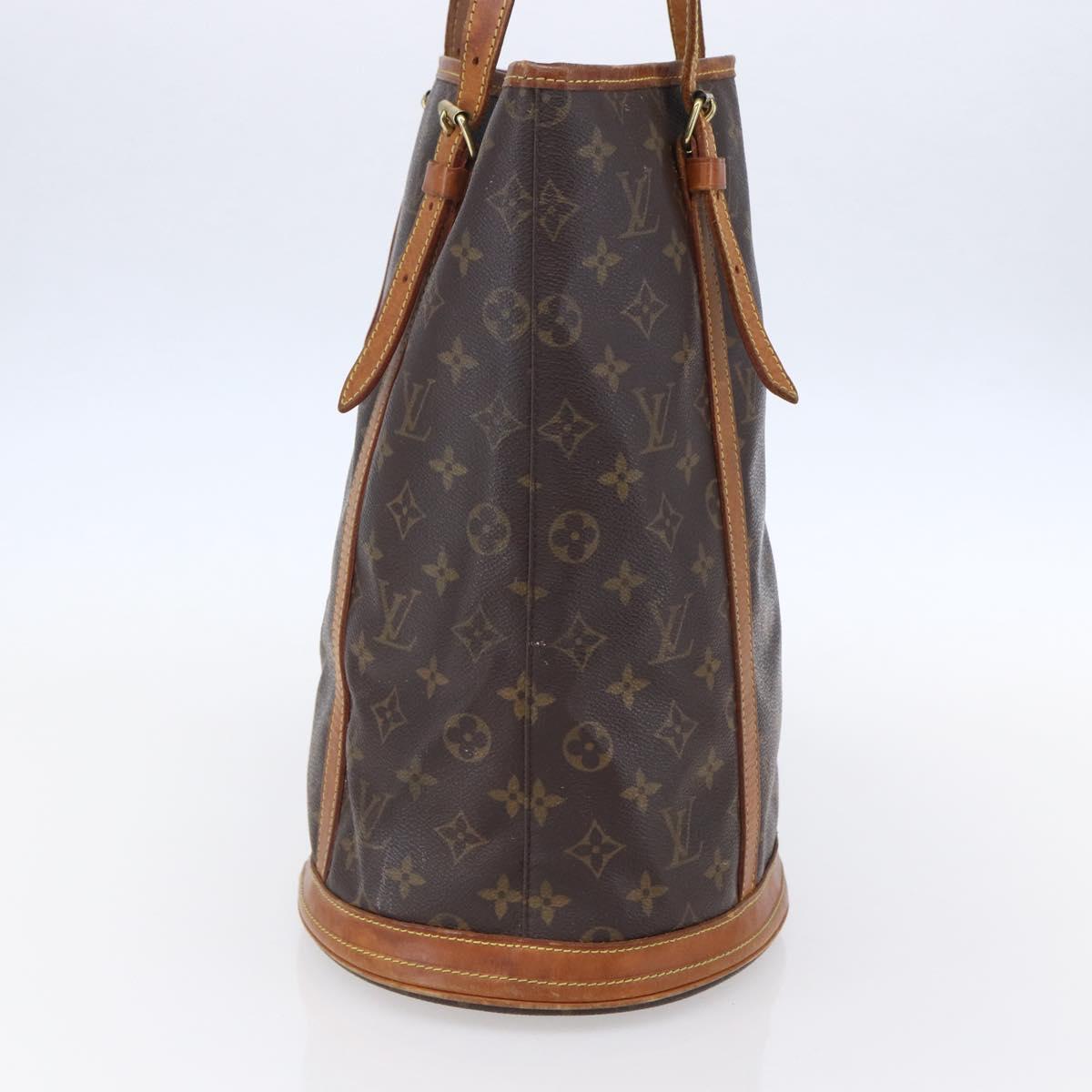 LOUIS VUITTON Monogram Bucket GM Shoulder Bag M42236 LV Auth 151829