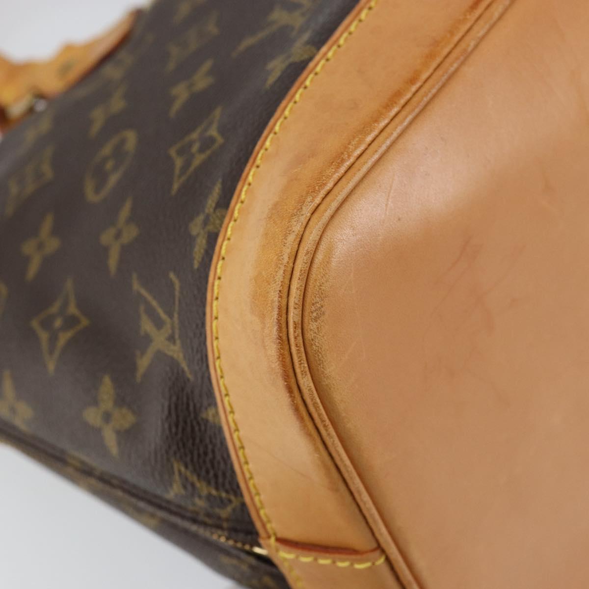 LOUIS VUITTON Monogram Alma Hand Bag M51130 LV Auth 151832