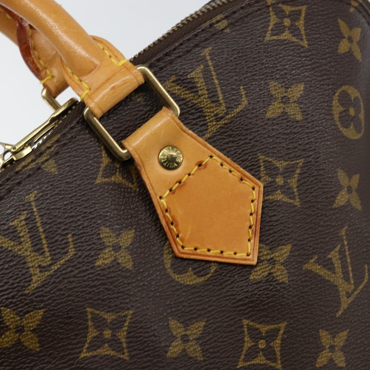 LOUIS VUITTON Monogram Alma Hand Bag M51130 LV Auth 151832