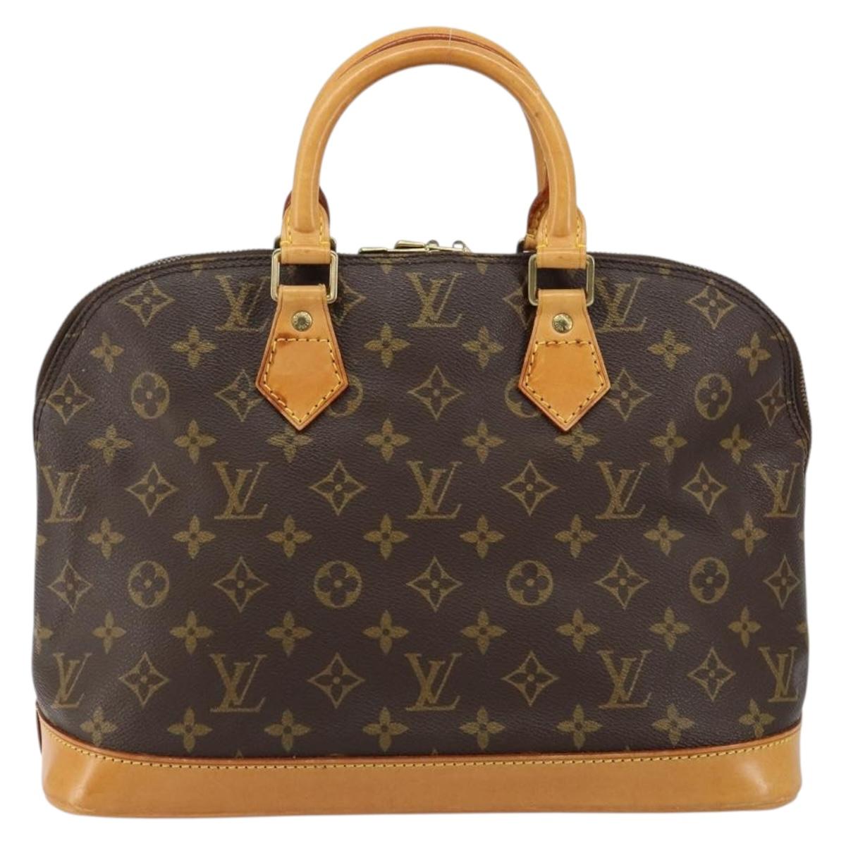 LOUIS VUITTON Monogram Alma Hand Bag M51130 LV Auth 151832