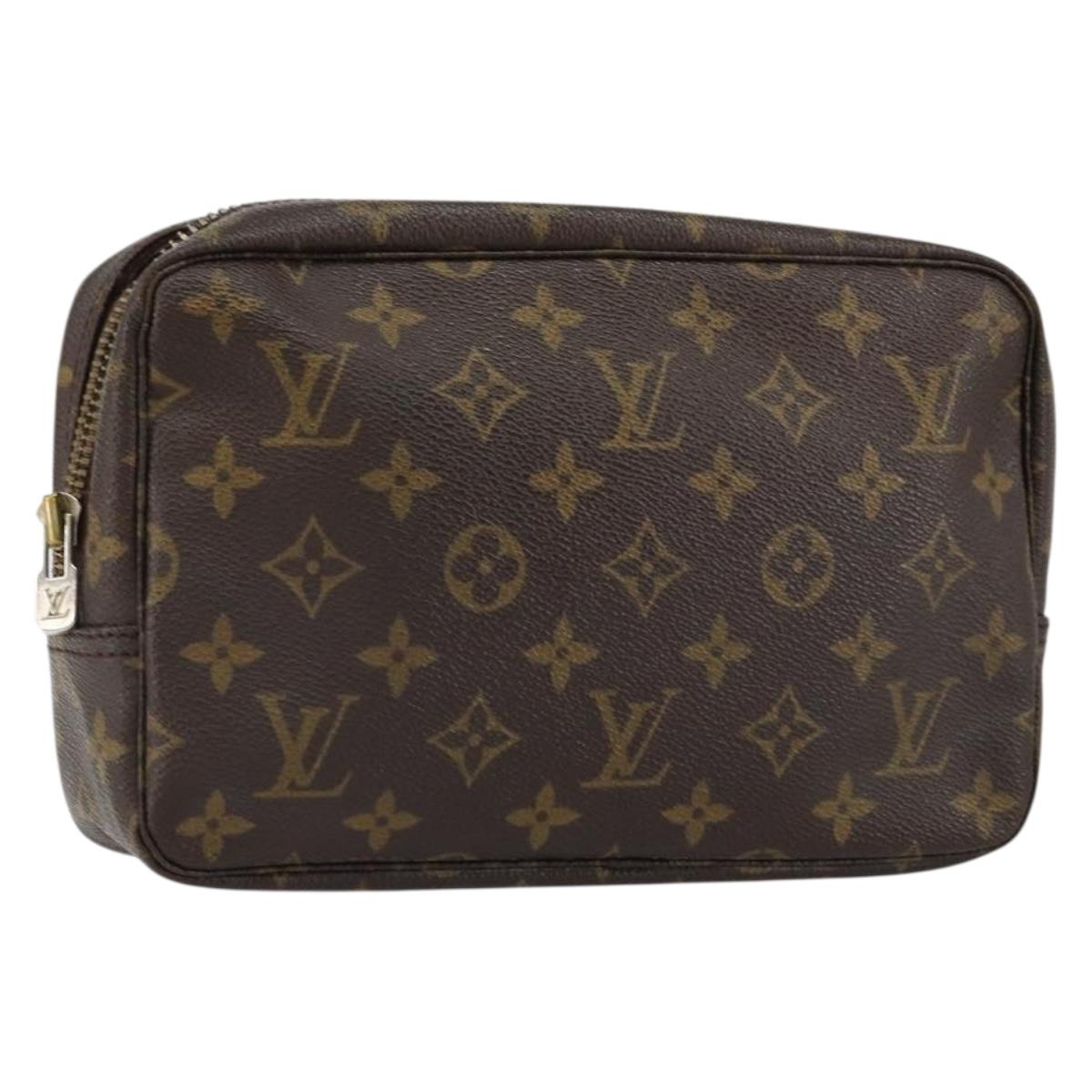 LOUIS VUITTON Monogram Trousse Toilette 23 Clutch Bag M47524 LV Auth 151834