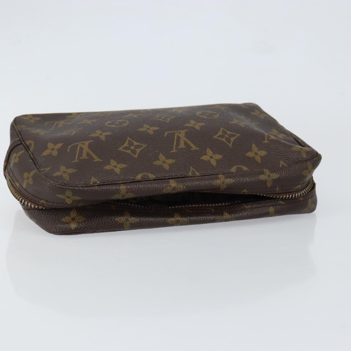 LOUIS VUITTON Monogram Trousse Toilette 23 Clutch Bag M47524 LV Auth 151834