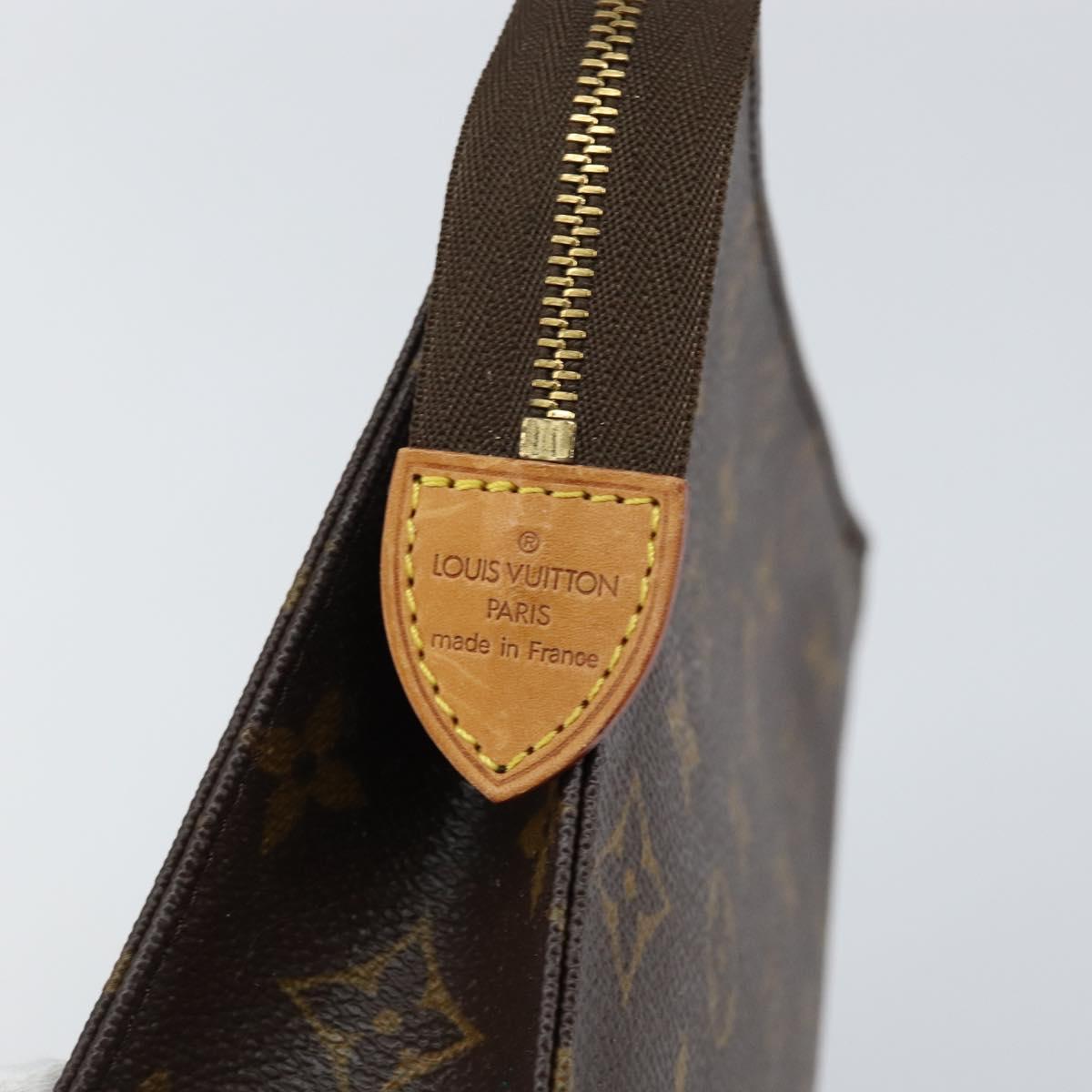 LOUIS VUITTON Monogram Poche Toilette 19 Pouch M47544 LV Auth 151835