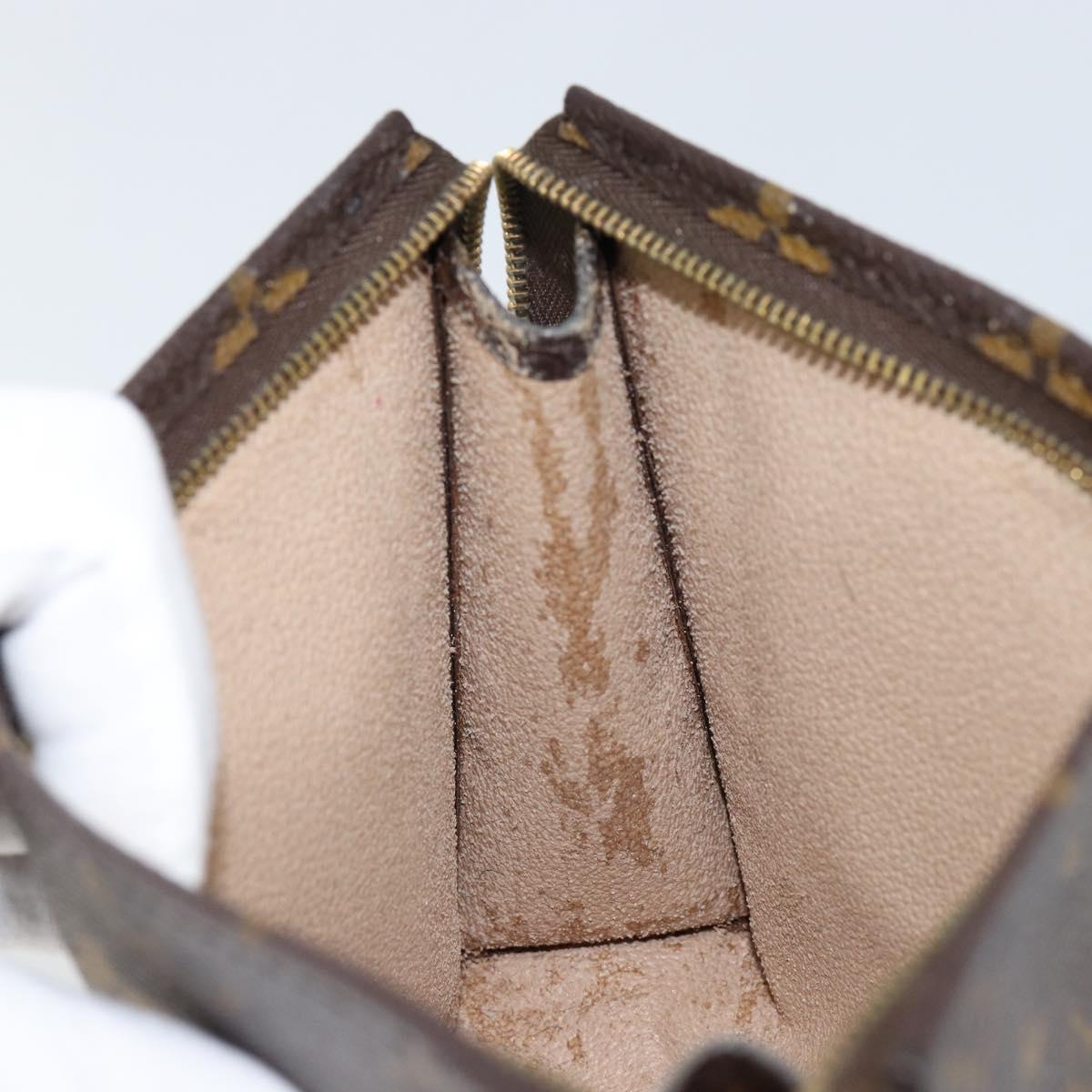 LOUIS VUITTON Monogram Poche Toilette 19 Pouch M47544 LV Auth 151835