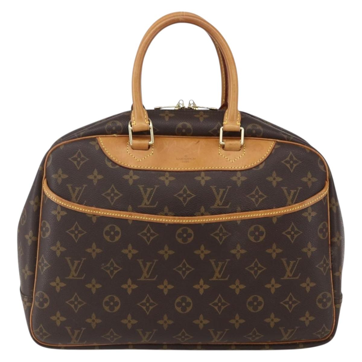 LOUIS VUITTON Monogram Deauville Hand Bag M47270 LV Auth 151838