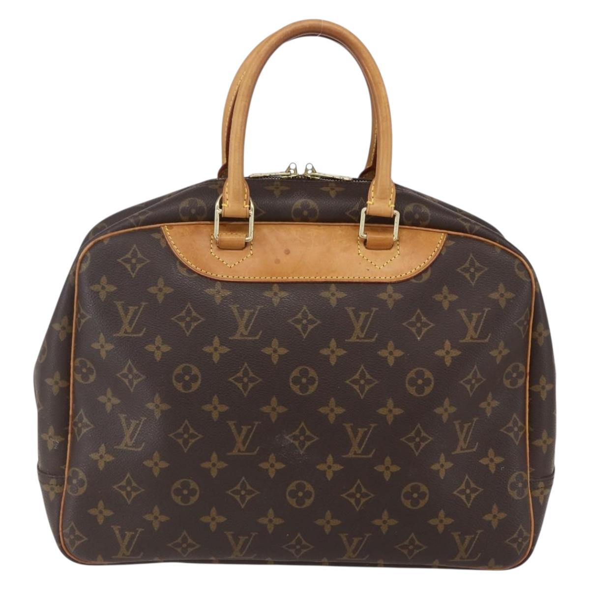 LOUIS VUITTON Monogram Deauville Hand Bag M47270 LV Auth 151838