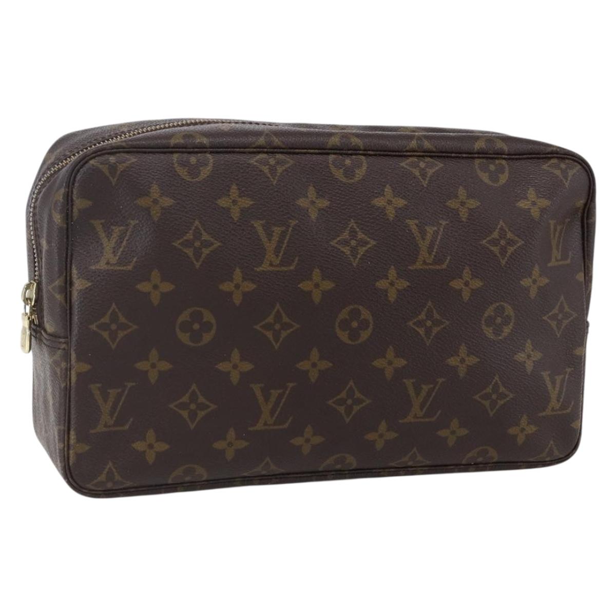 LOUIS VUITTON Monogram Trousse Toilette 28 Clutch Bag M47522 LV Auth 151841