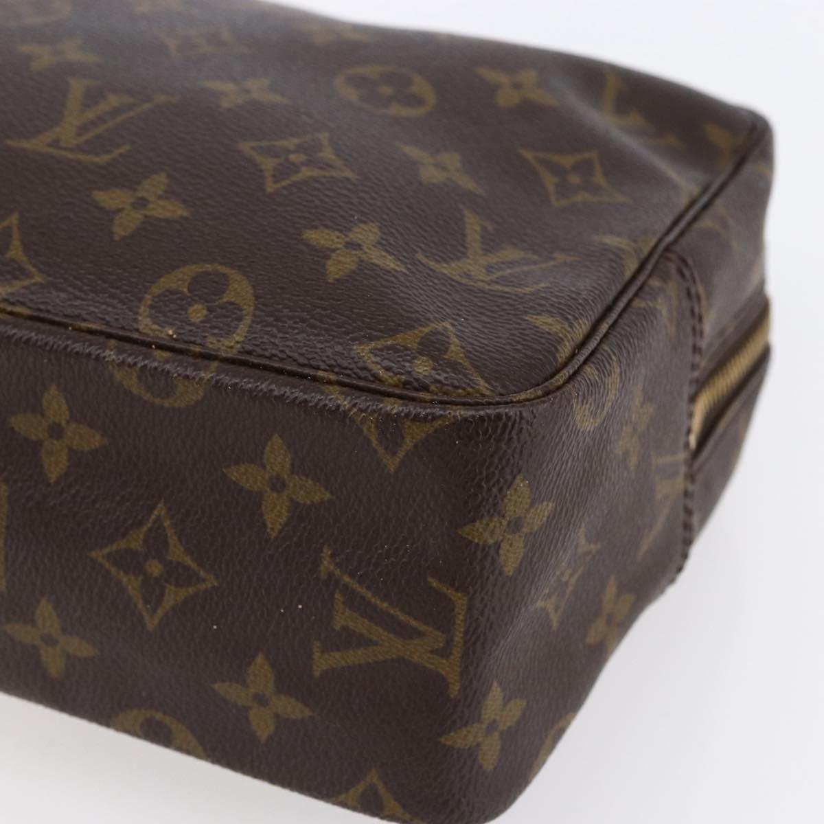 LOUIS VUITTON Monogram Trousse Toilette 28 Clutch Bag M47522 LV Auth 151841