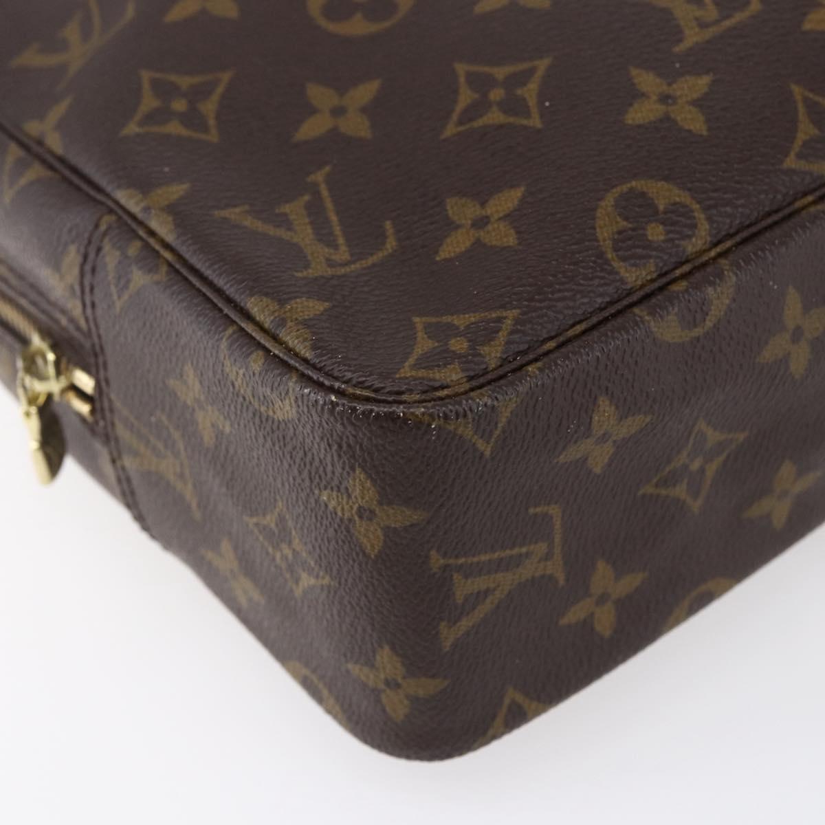 LOUIS VUITTON Monogram Trousse Toilette 28 Clutch Bag M47522 LV Auth 151841