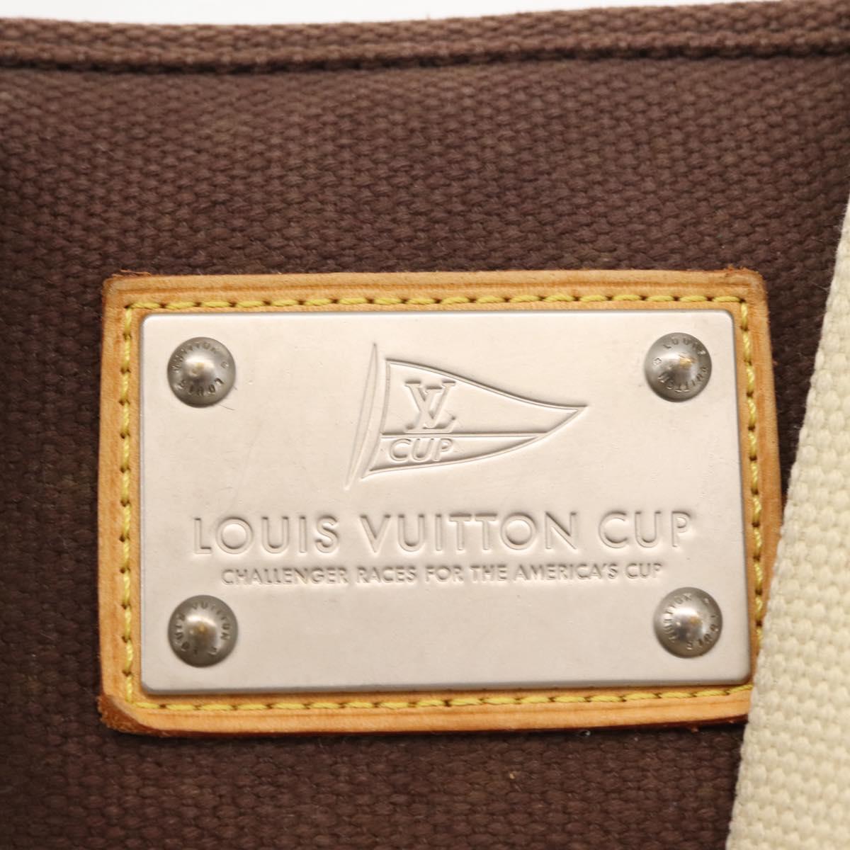 LOUIS VUITTON Antigua Cabas PM Tote Bag Brown LV Auth 151843