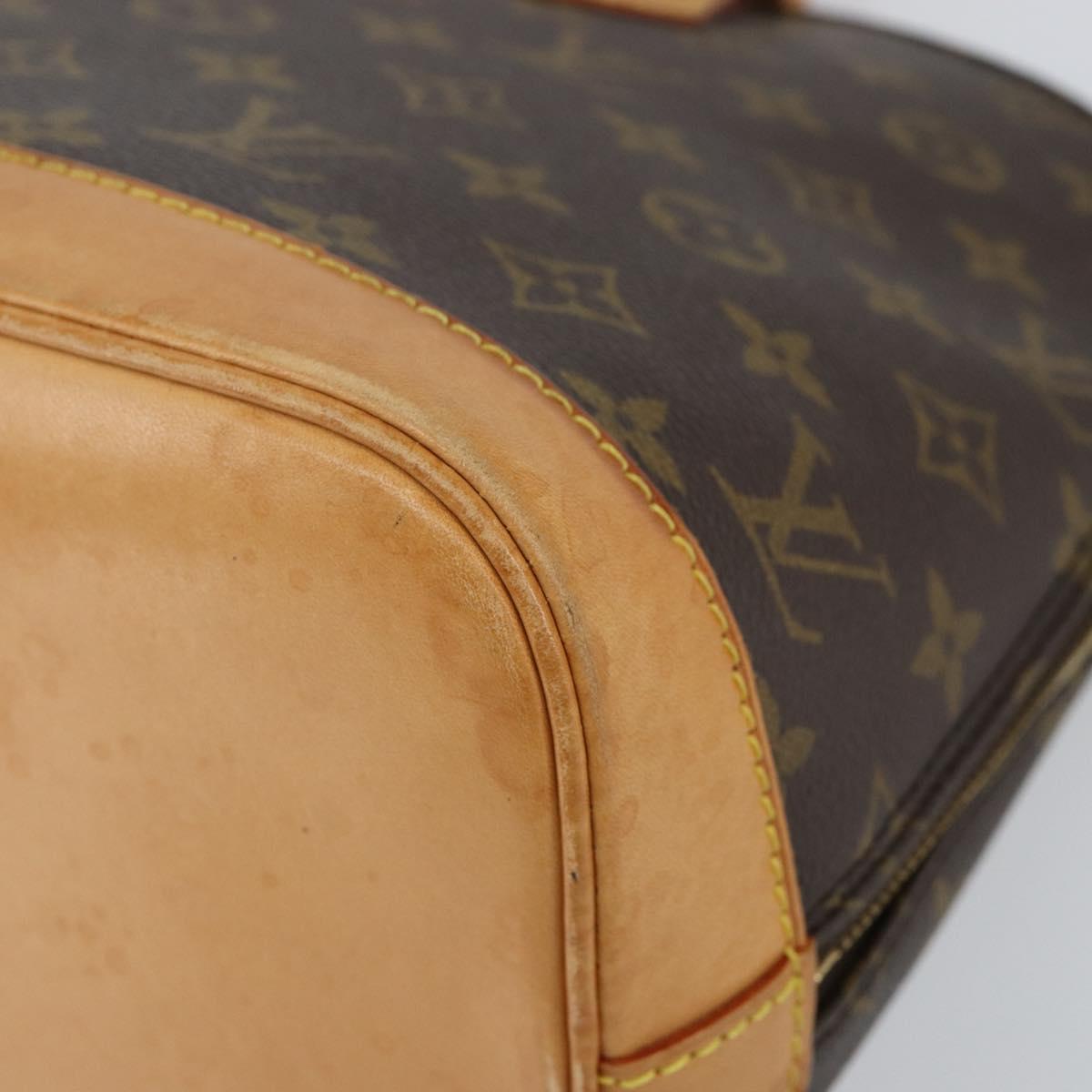 LOUIS VUITTON Monogram Alma Hand Bag M51130 LV Auth 151850