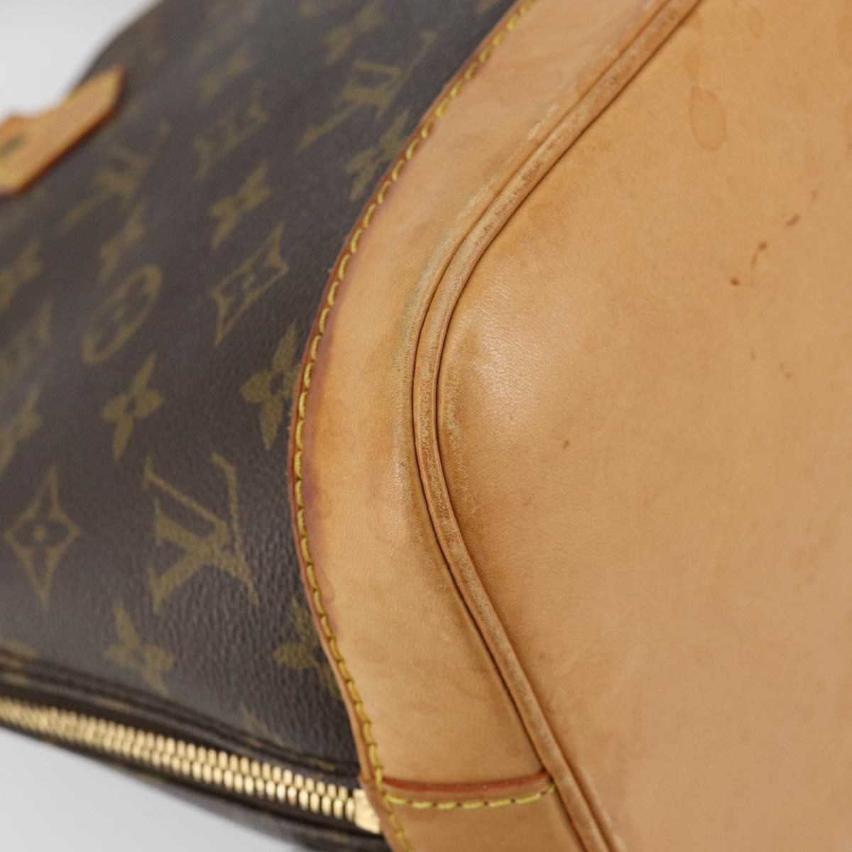LOUIS VUITTON Monogram Alma Hand Bag M51130 LV Auth 151850