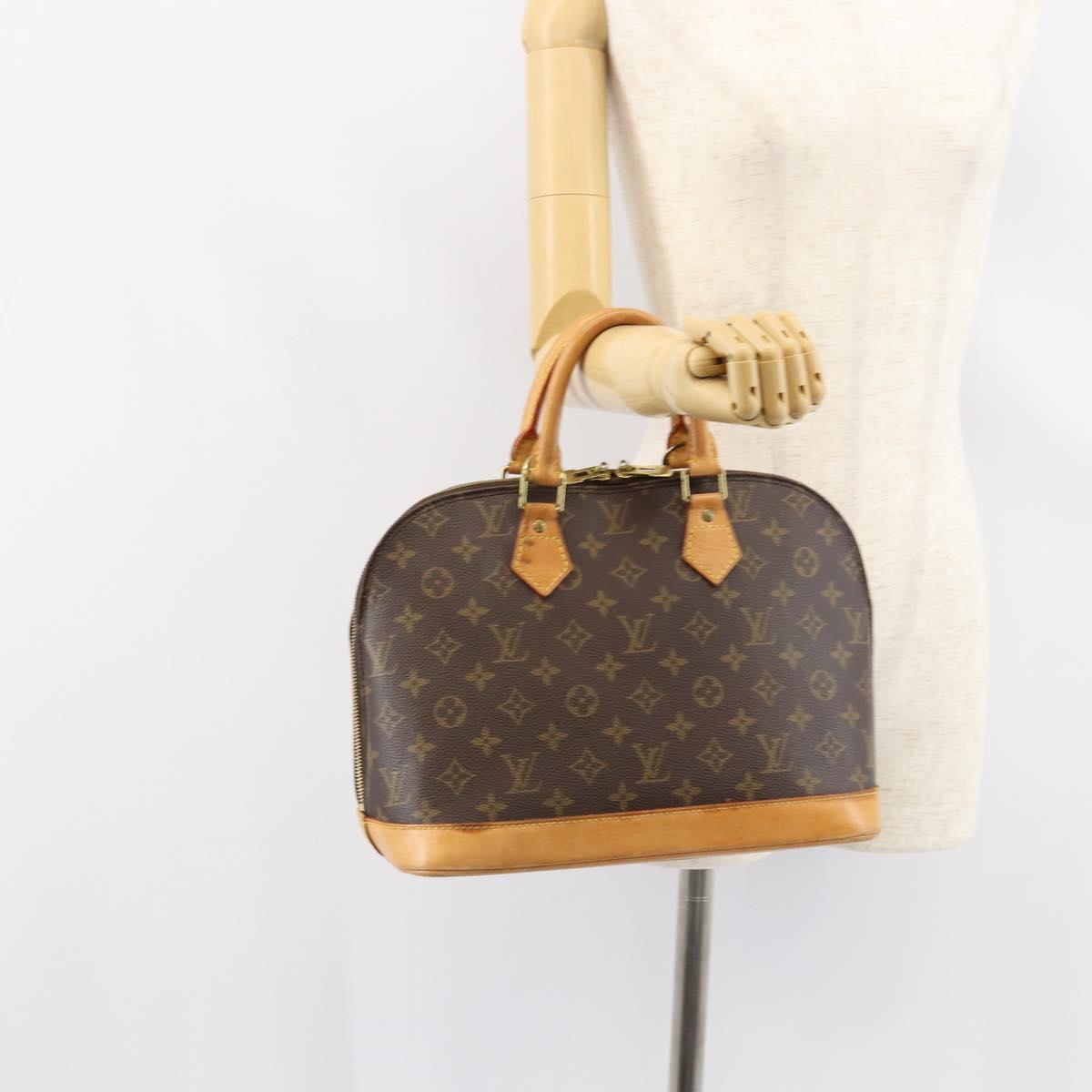 LOUIS VUITTON Monogram Alma Hand Bag M51130 LV Auth 151850