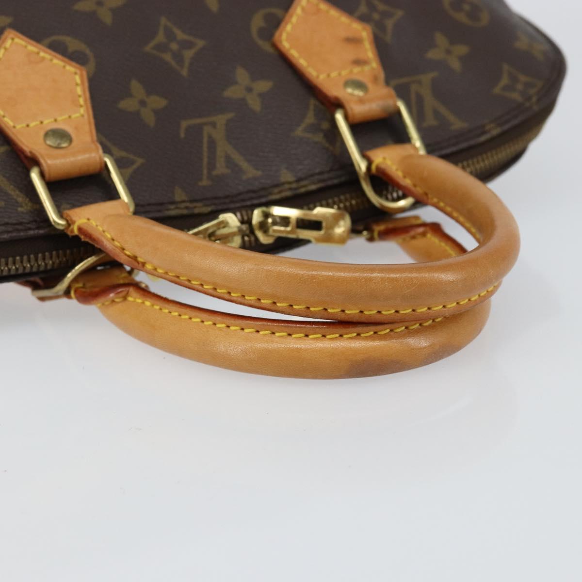 LOUIS VUITTON Monogram Alma Hand Bag M51130 LV Auth 151850