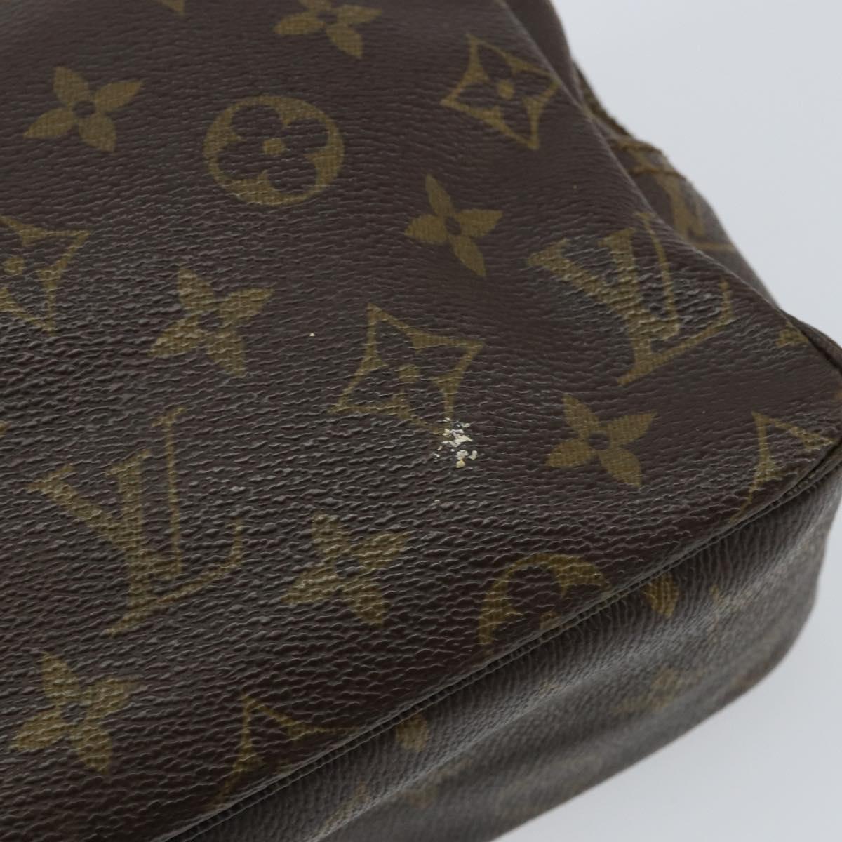 LOUIS VUITTON Monogram Trousse Toilette 28 Clutch Bag M47522 LV Auth 151853