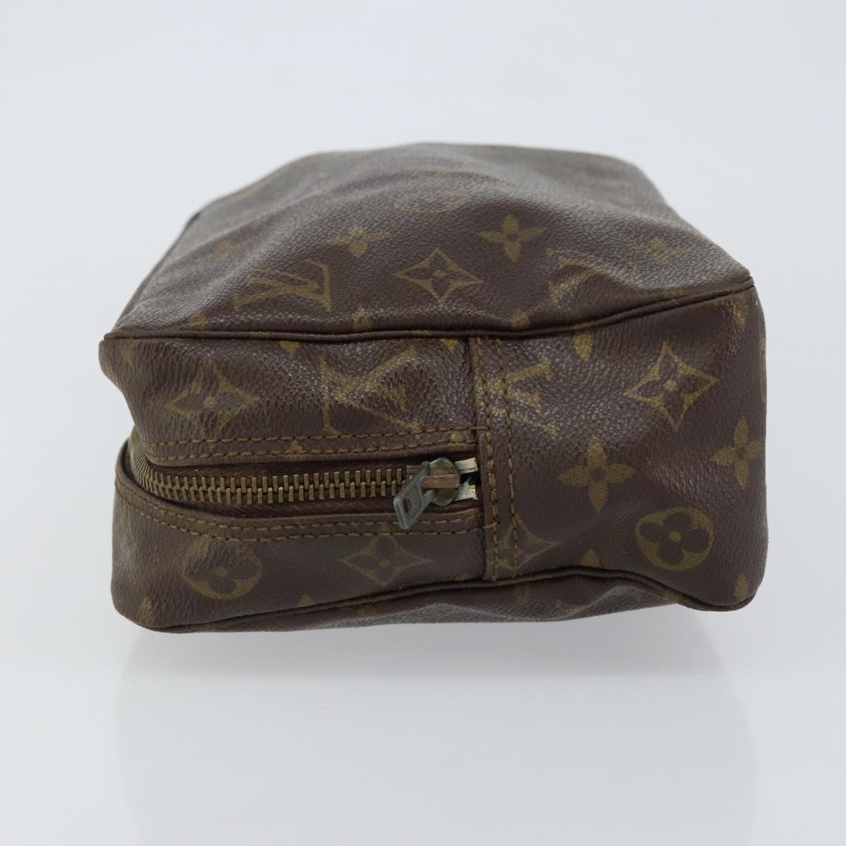 LOUIS VUITTON Monogram Trousse Toilette 28 Clutch Bag M47522 LV Auth 151853