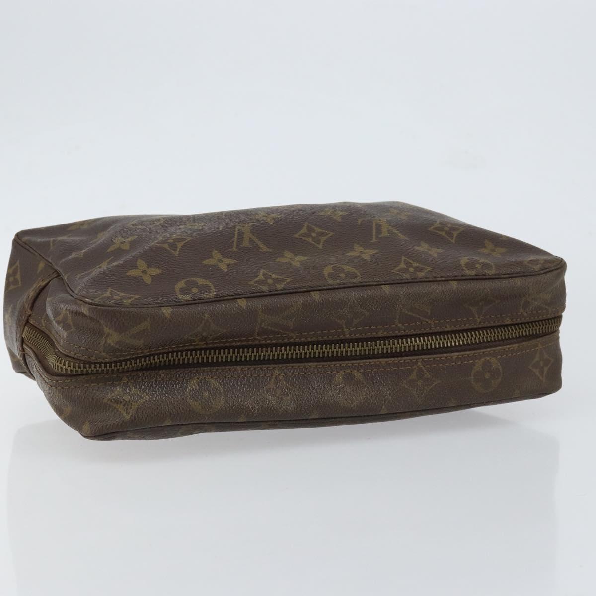 LOUIS VUITTON Monogram Trousse Toilette 28 Clutch Bag M47522 LV Auth 151853