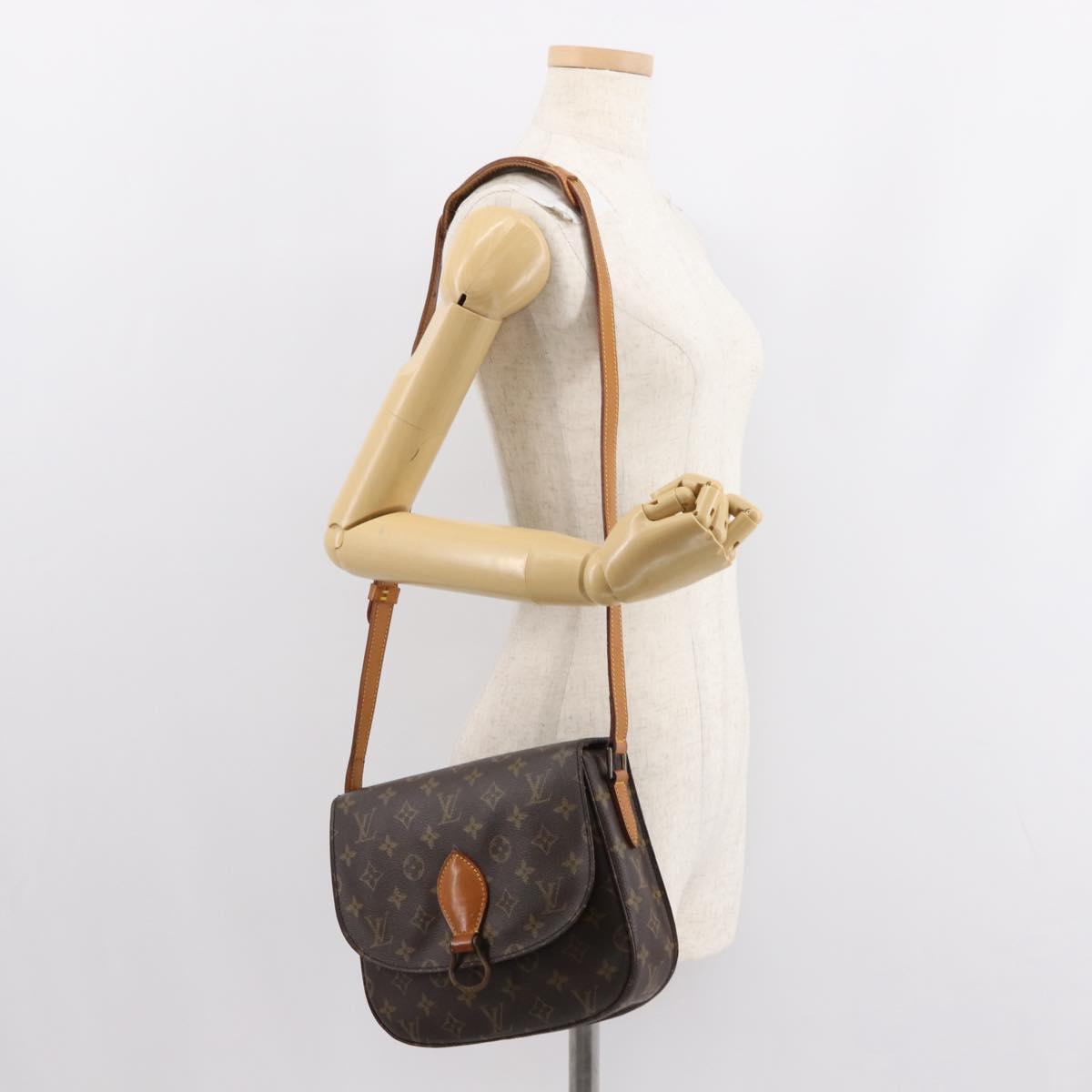 LOUIS VUITTON Monogram Saint Cloud GM Shoulder Bag M51242 LV Auth 151854