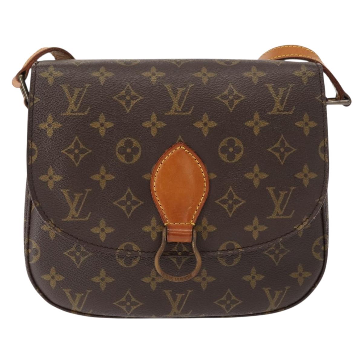 LOUIS VUITTON Monogram Saint Cloud GM Shoulder Bag M51242 LV Auth 151854